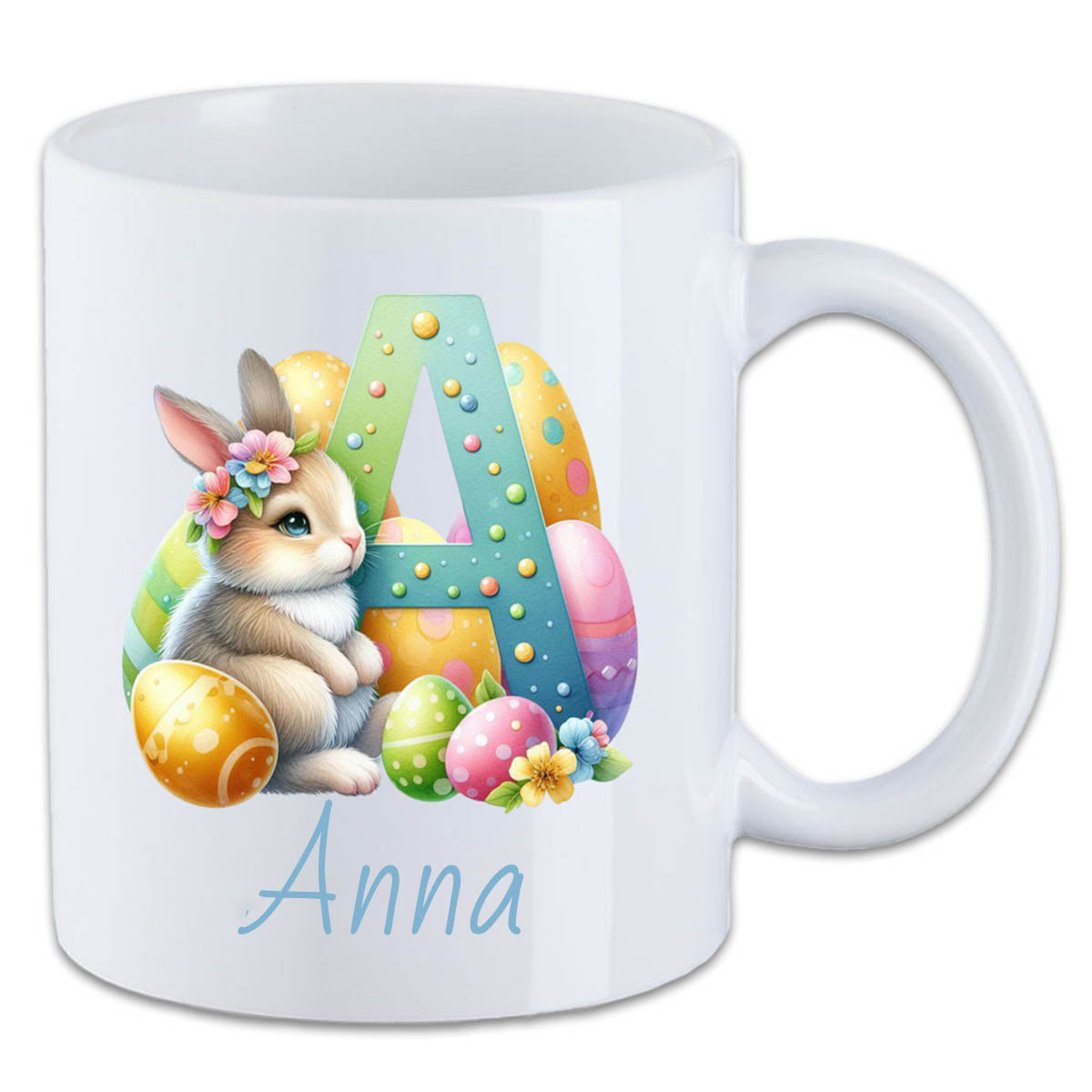 Tasse - Ostern Easter Buchstaben A - Z
