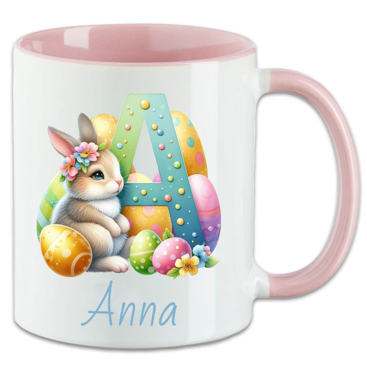 Tasse - Ostern Easter Buchstaben A - Z