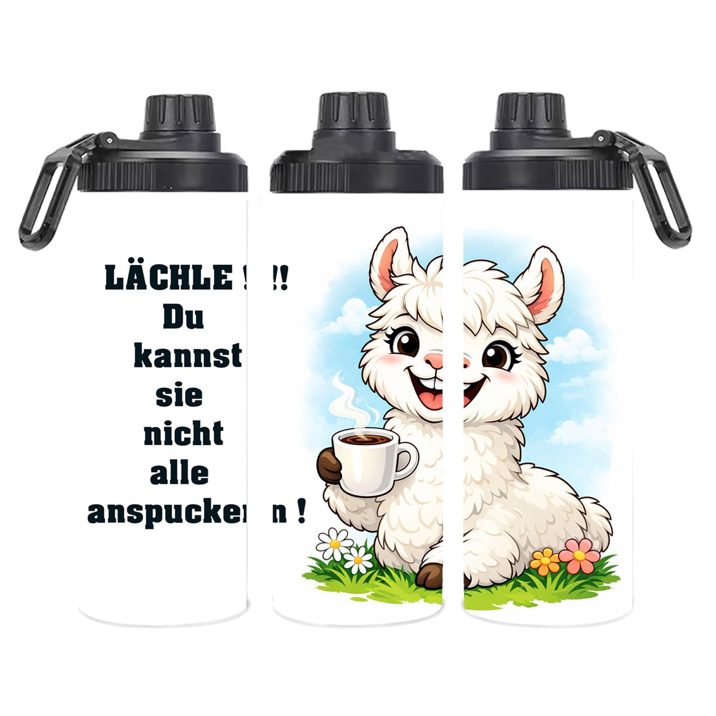Edelstahl Tumber - Lama ... Lächeln.. spucken