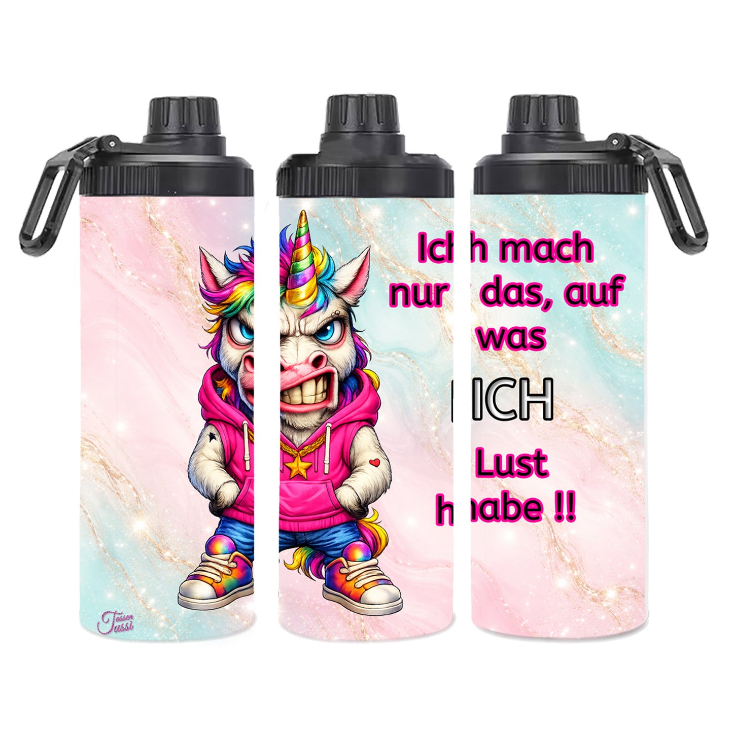 Edelstahl-Tumbler - Einhorn - Ich mach nur das, ....