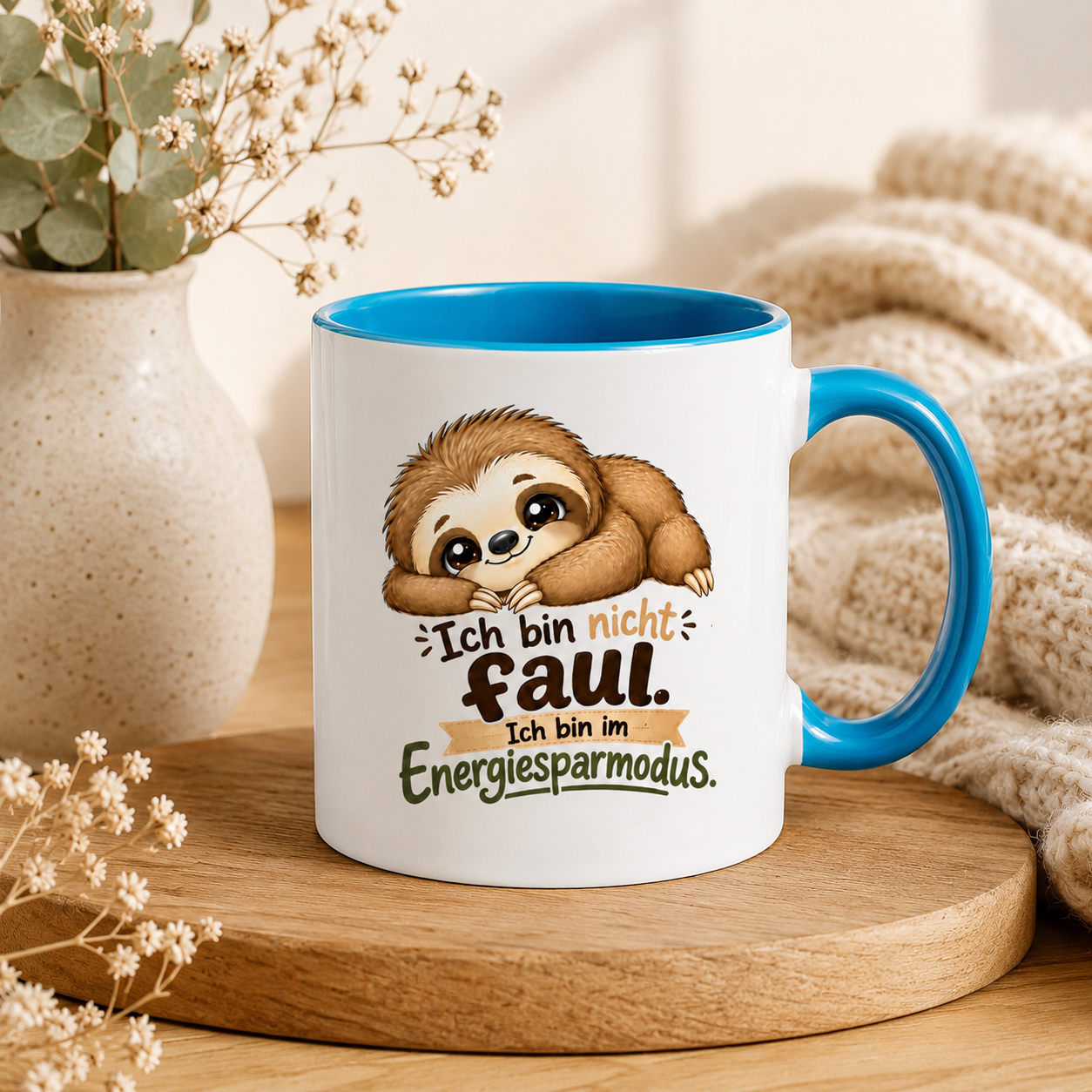 Fun Tasse Faultier - Ich bin nicht faul - ich bin im Energiesparmodus