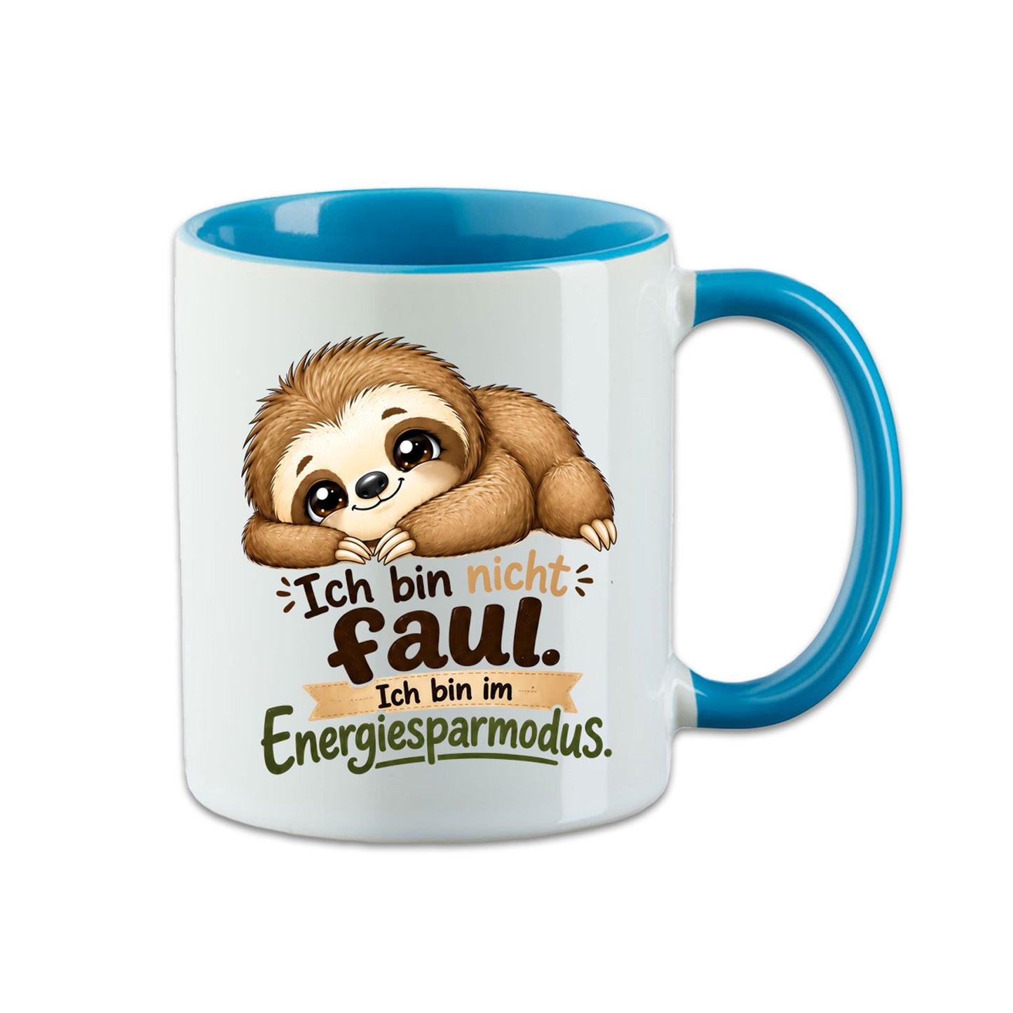 Fun Tasse Faultier - Ich bin nicht faul - ich bin im Energiesparmodus