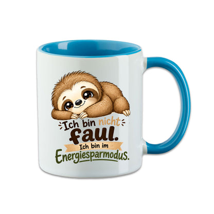 Fun Tasse Faultier - Ich bin nicht faul - ich bin im Energiesparmodus