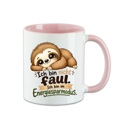 Fun Tasse Faultier - Ich bin nicht faul - ich bin im Energiesparmodus