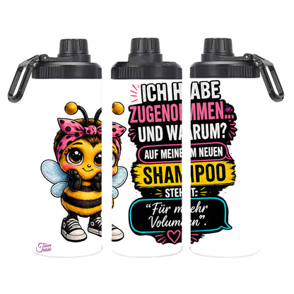Tumbler – Edelstahl Biene Shampoo Thermobecher für unterwegs