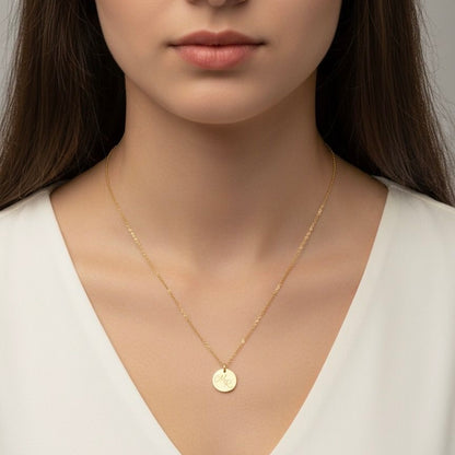 Personalisierte Edelstahlkette mit Initialen & Datum | Gravur Schmuck