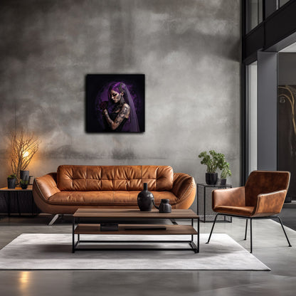 Leinwand Canvas Kunstdruck Gothic Girl