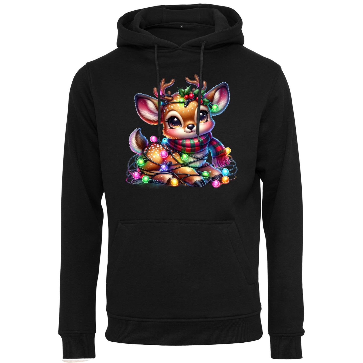 Hoodie -  X-MAS Rentier Lichterkette