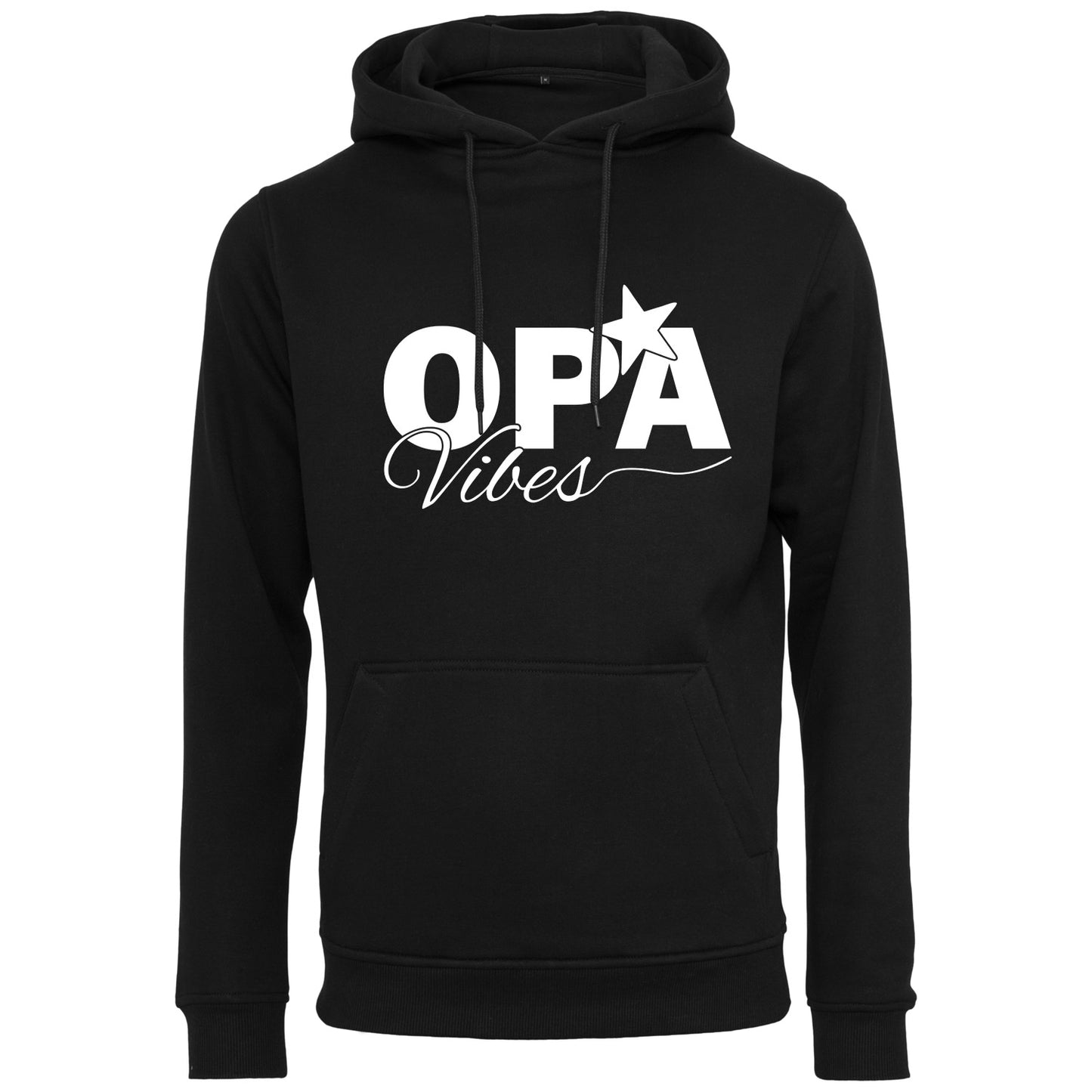 Hoodie -  Opa Vibes - Druck Weiß Matt - verschiedene Farben zur Auswahl