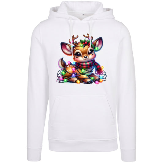 Hoodie -  X-MAS Rentier Lichterkette