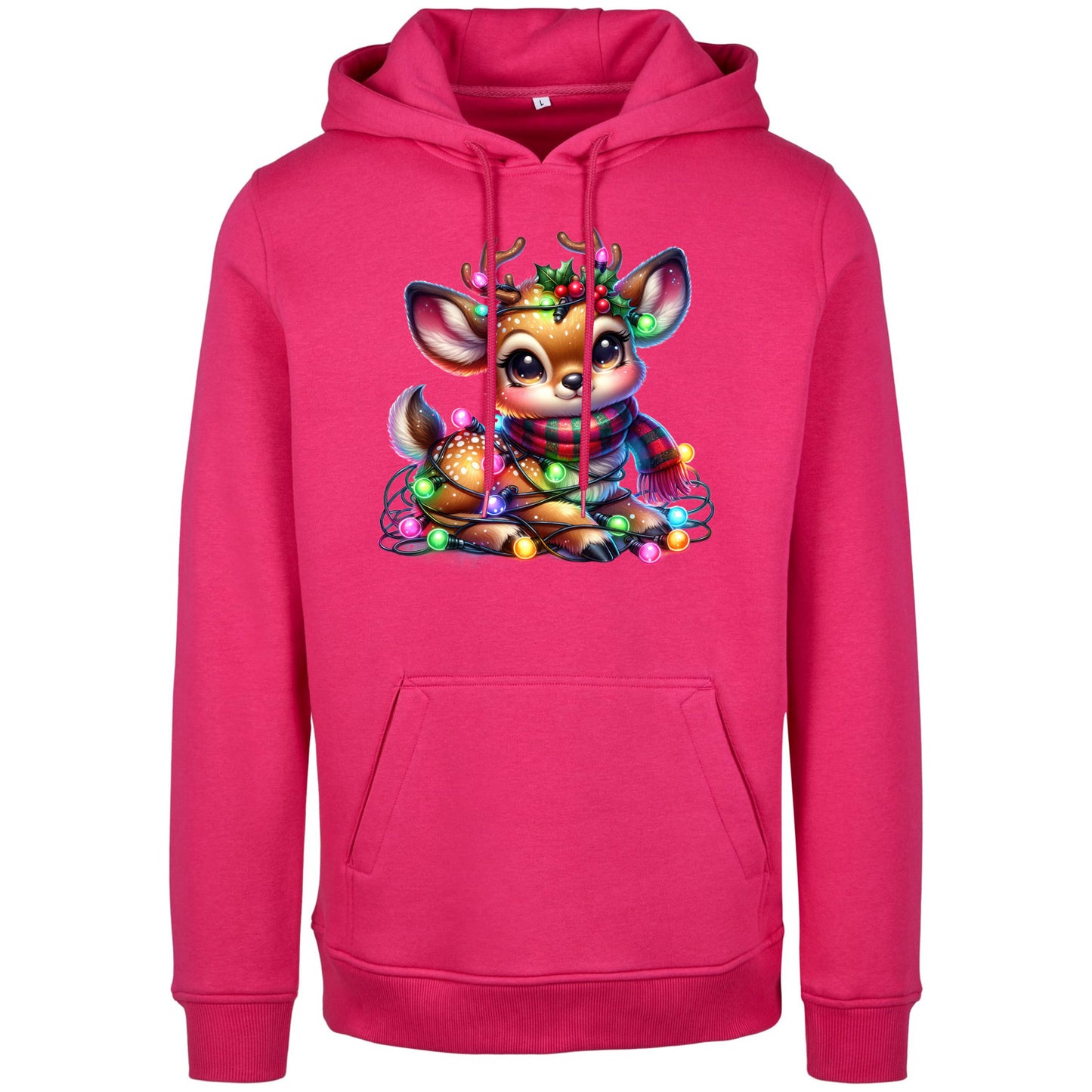 Hoodie -  X-MAS Rentier Lichterkette