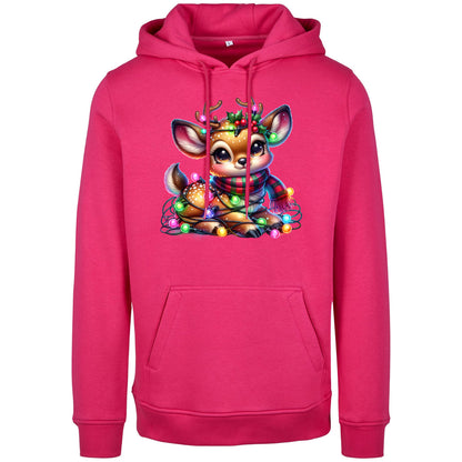 Hoodie -  X-MAS Rentier Lichterkette