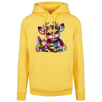 Hoodie -  X-MAS Rentier Lichterkette