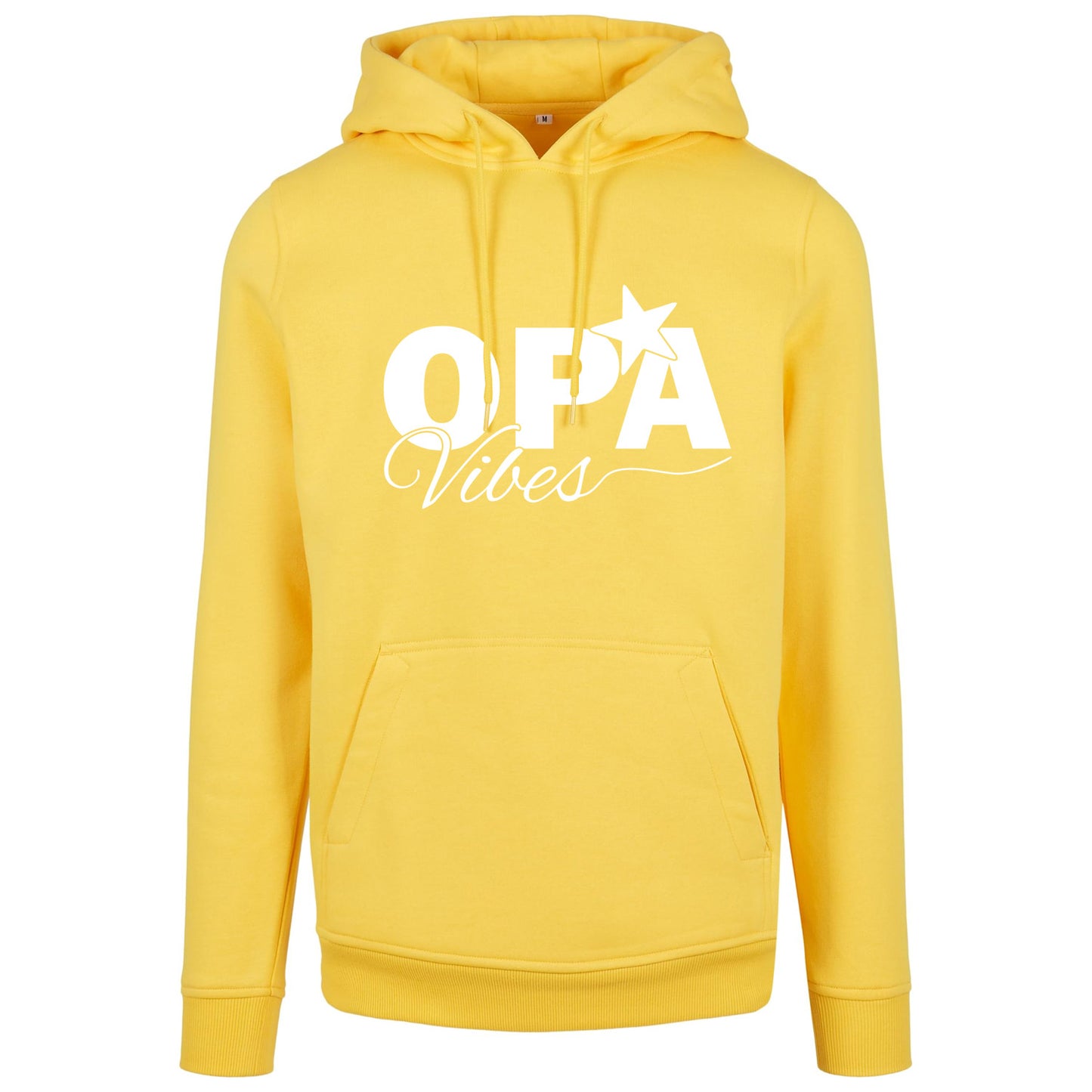 Hoodie -  Opa Vibes - Druck Weiß Matt - verschiedene Farben zur Auswahl