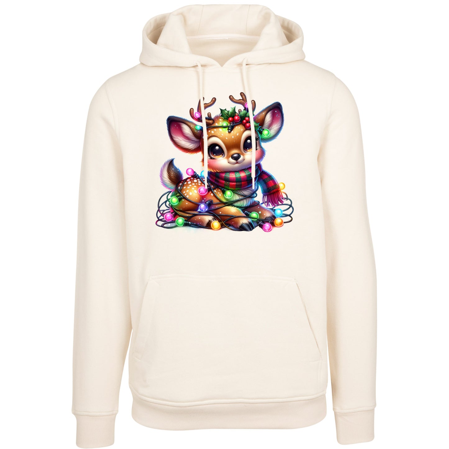 Hoodie -  X-MAS Rentier Lichterkette