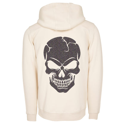 Hoodie - Skull Head Glitzer Multicolor Druck - verschiedene Farben zur Auswahl