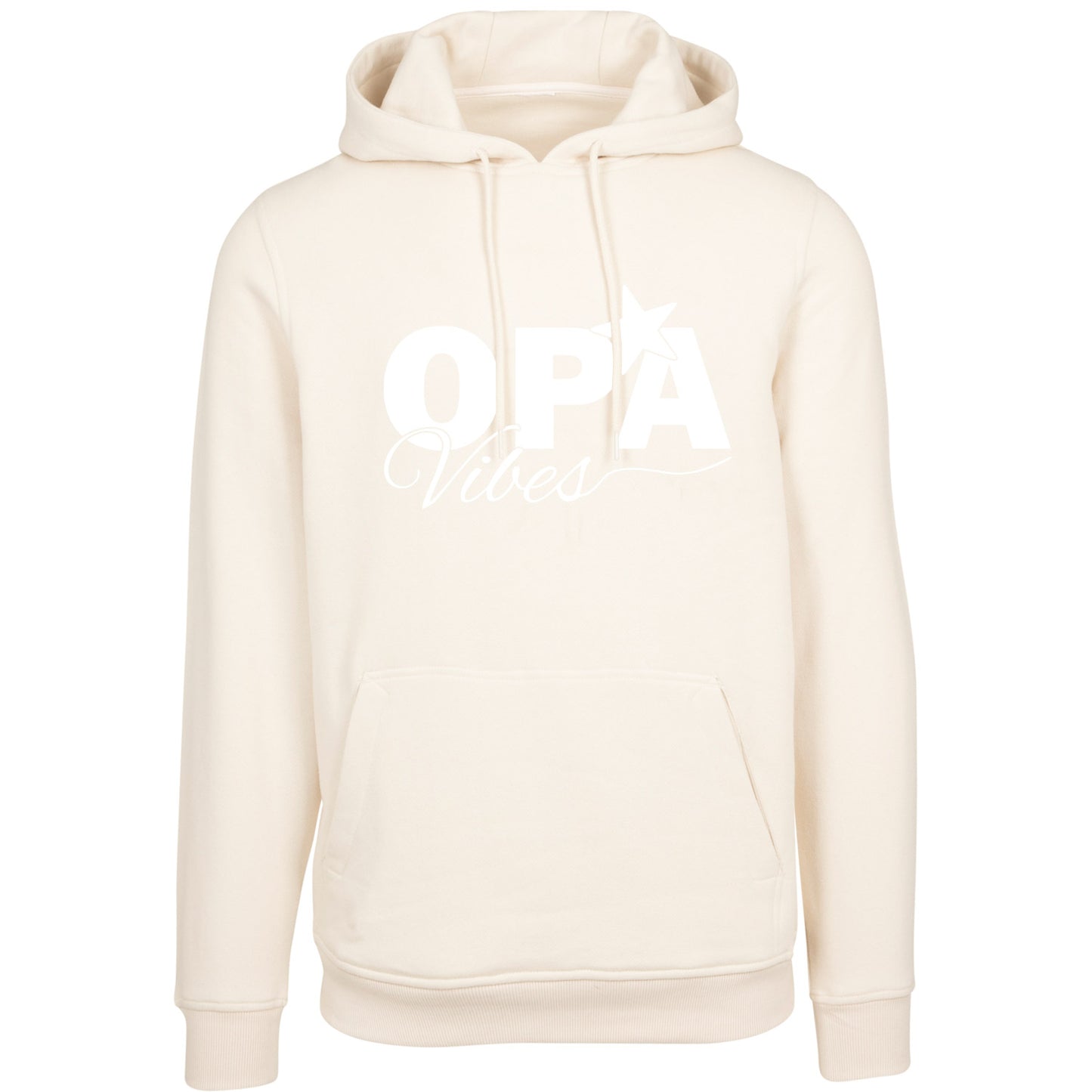 Hoodie -  Opa Vibes - Druck Weiß Matt - verschiedene Farben zur Auswahl