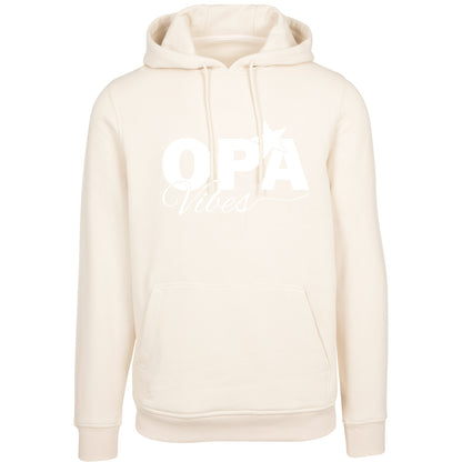 Hoodie -  Opa Vibes - Druck Weiß Matt - verschiedene Farben zur Auswahl