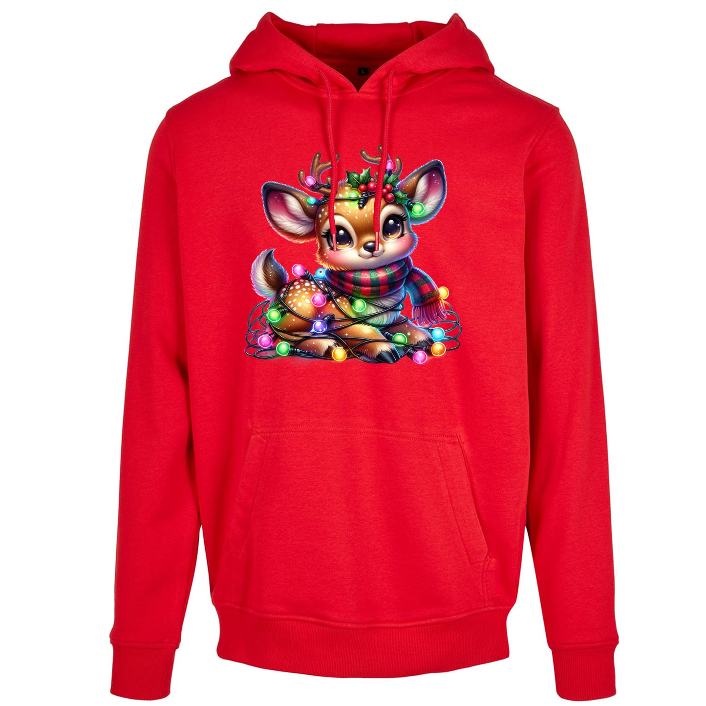 Hoodie -  X-MAS Rentier Lichterkette