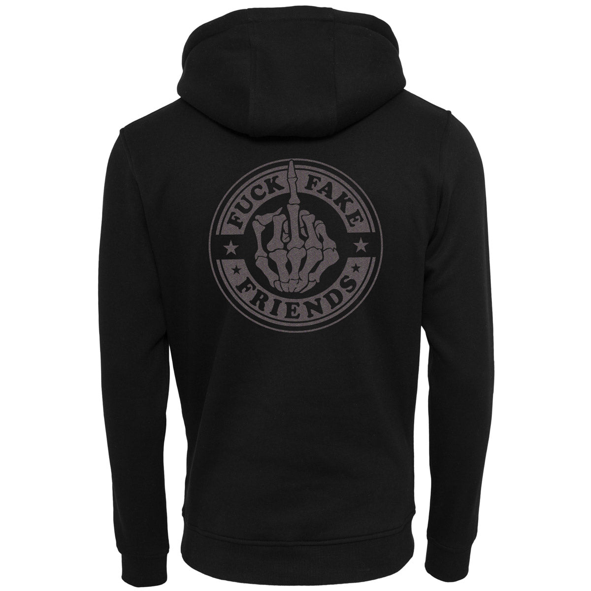 Hoodie -  Fuck Fake Friends - Druck Multicolor - verschiedene Farben zur Auswahl