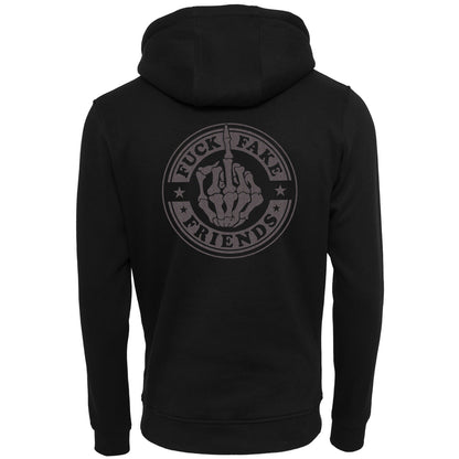 Hoodie -  Fuck Fake Friends - Druck Multicolor - verschiedene Farben zur Auswahl