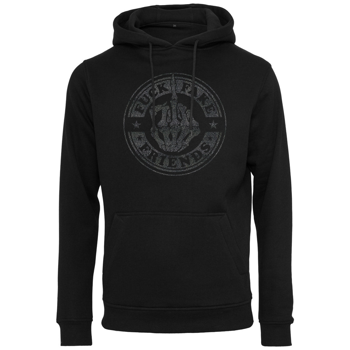 Hoodie -  Fuck Fake Friends - Druck Schwarz - verschiedene Farben zur Auswahl