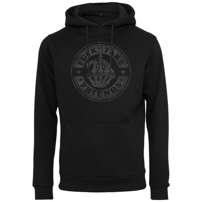 Hoodie -  Fuck Fake Friends - Druck Schwarz - verschiedene Farben zur Auswahl