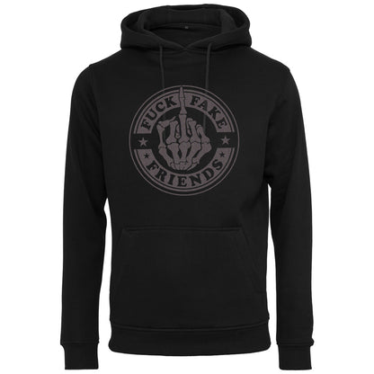 Hoodie -  Fuck Fake Friends - Druck Multicolor - verschiedene Farben zur Auswahl