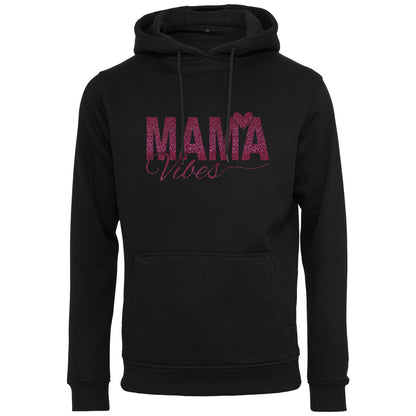 Hoodie -  Mama Vibes - Druck Pink - verschiedene Farben zur Auswahl