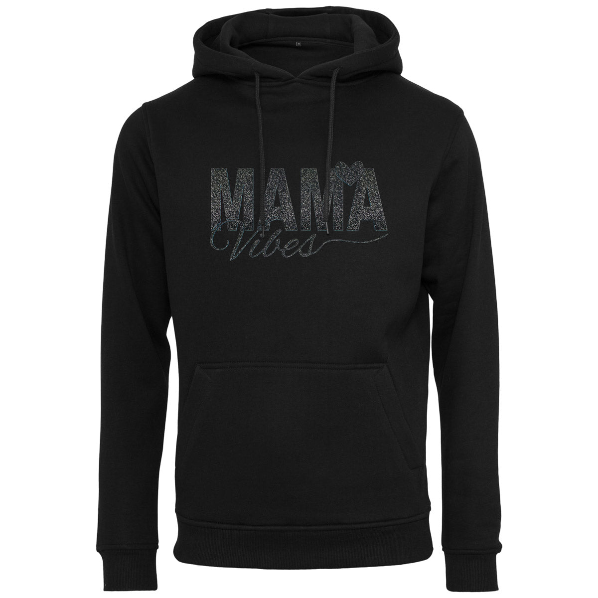 Hoodie -  Mama Vibes - Druck Schwarz - verschiedene Farben zur Auswahl