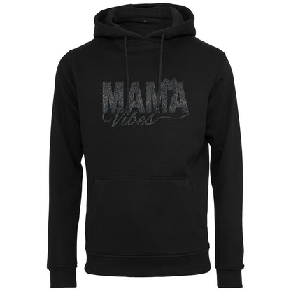 Hoodie -  Mama Vibes - Druck Schwarz - verschiedene Farben zur Auswahl