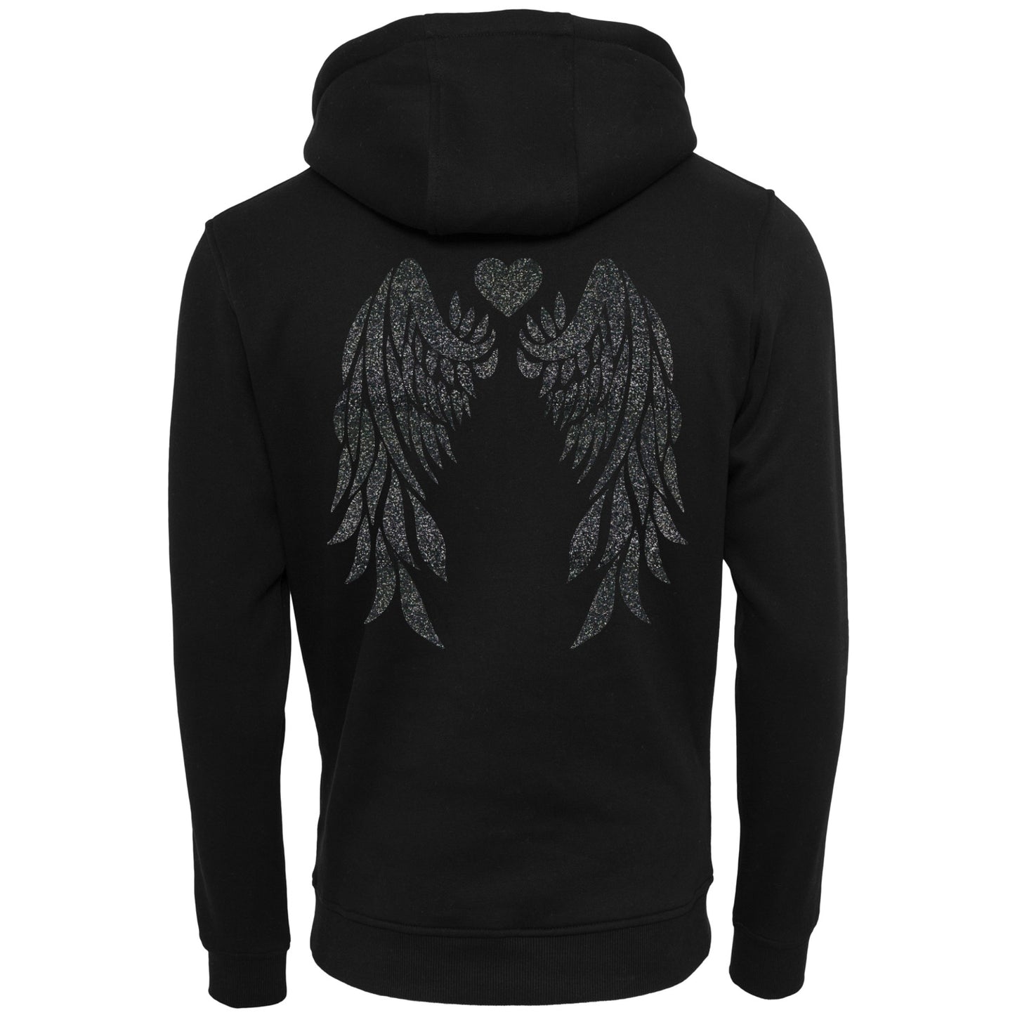 Hoodie -  Angel Wings - Druck Schwarz - verschiedene Farben zur Auswahl