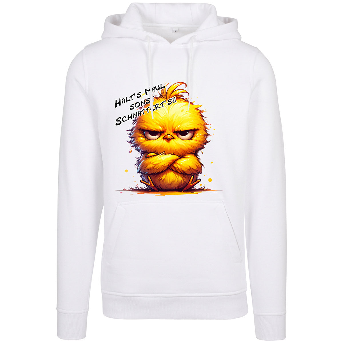 Hoodie -  Kücken - Halt´s Maul .... Druck - verschiedene Farben zur Auswahl