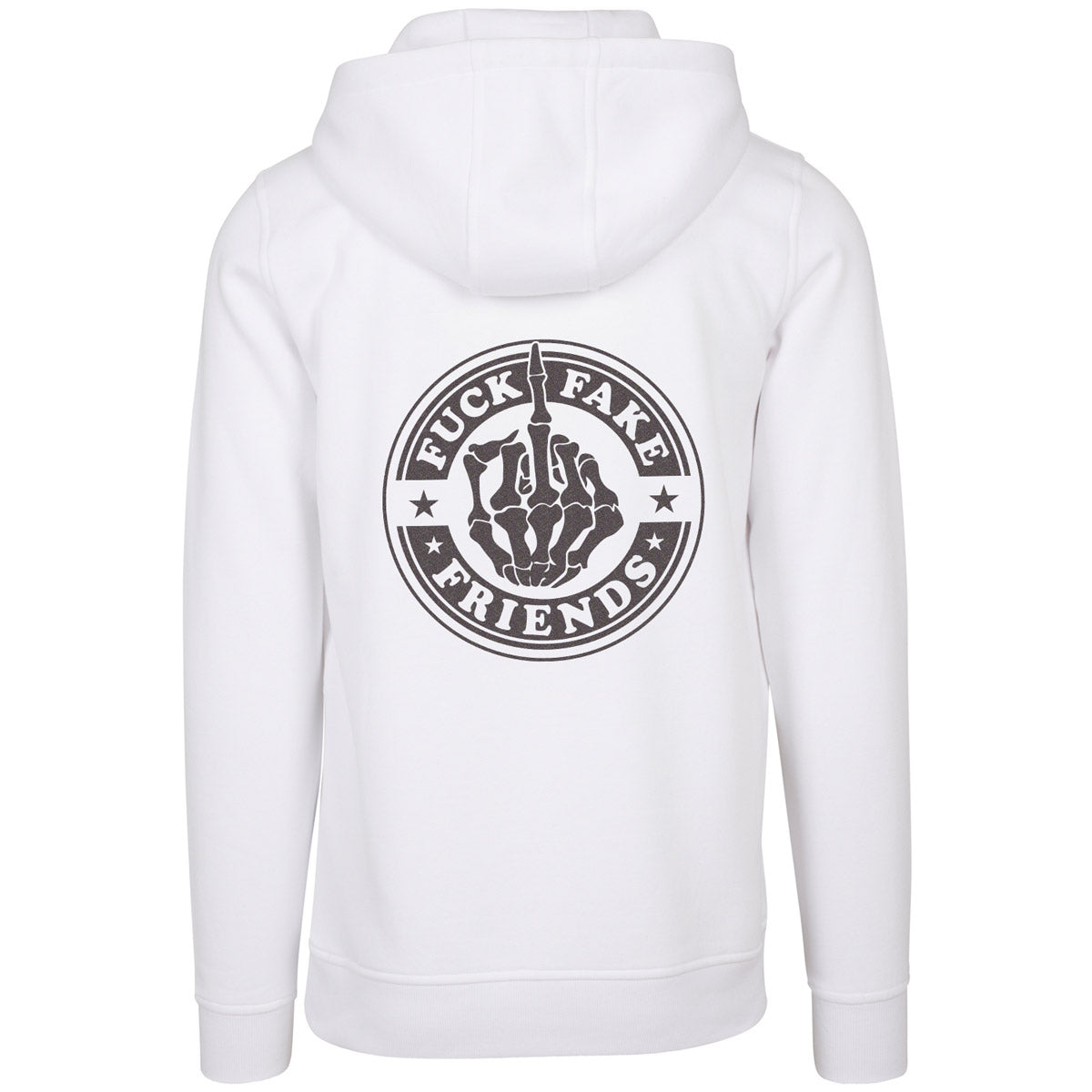 Hoodie -  Fuck Fake Friends - Druck Multicolor - verschiedene Farben zur Auswahl