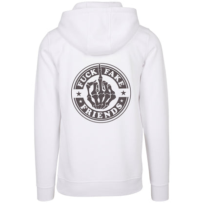 Hoodie -  Fuck Fake Friends - Druck Multicolor - verschiedene Farben zur Auswahl