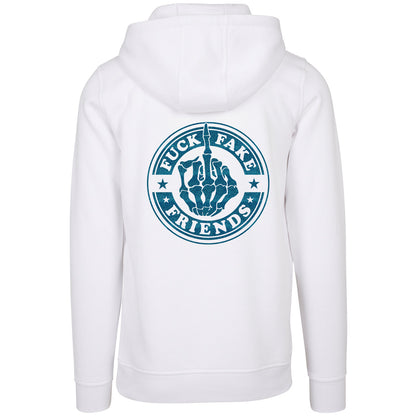 Hoodie -  Fuck Fake Friends - Druck Blau - verschiedene Farben zur Auswahl