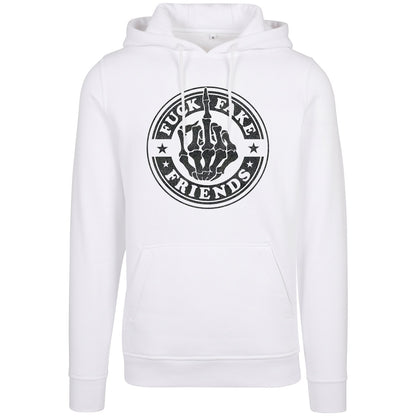Hoodie -  Fuck Fake Friends - Druck Schwarz - verschiedene Farben zur Auswahl
