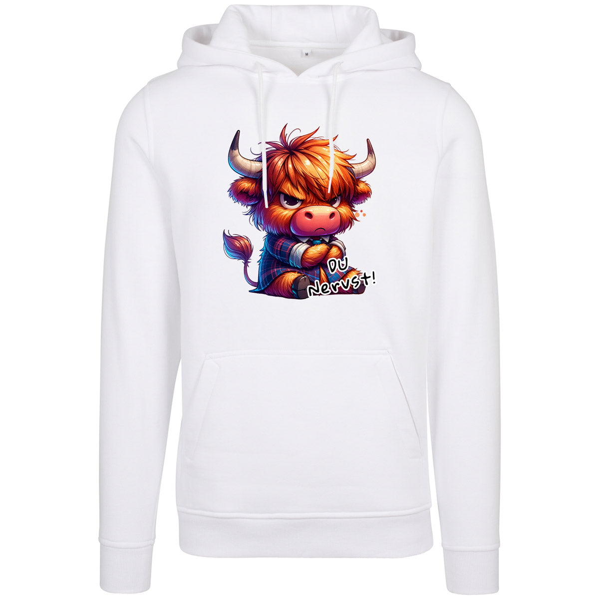 Hoodie -  Kuh Stier Cow Du nervst  - verschiedene Farben zur Auswahl