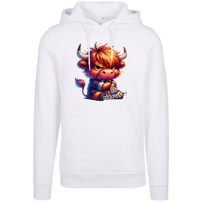 Hoodie -  Kuh Stier Cow Du nervst  - verschiedene Farben zur Auswahl