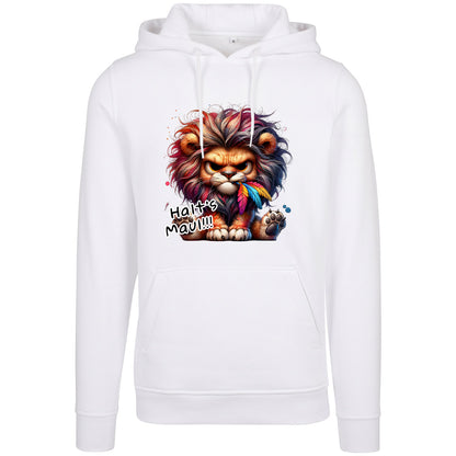 Hoodie -  Löwe Lion Halt´s Maul Druck - verschiedene Farben zur Auswahl