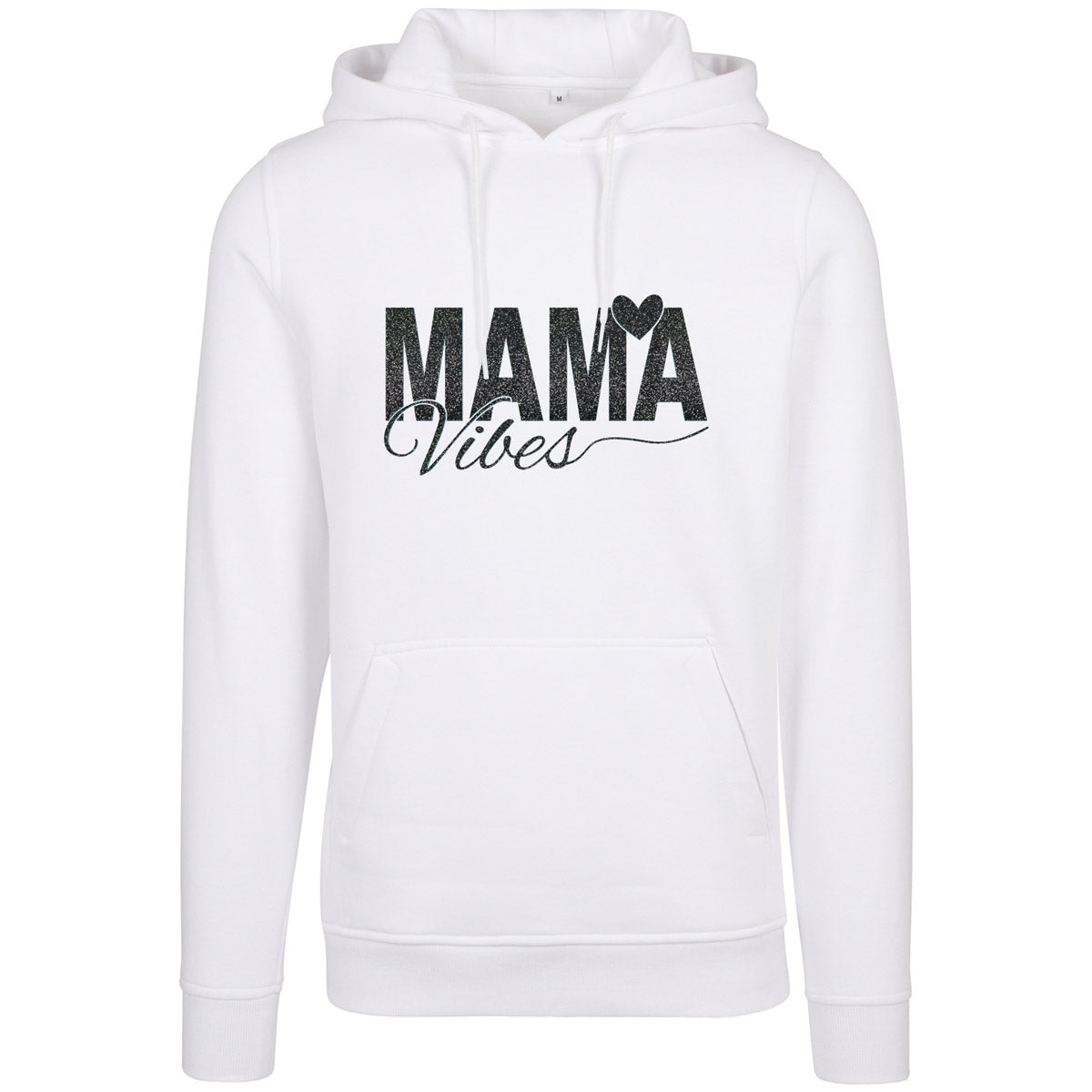 Hoodie -  Mama Vibes - Druck Schwarz - verschiedene Farben zur Auswahl