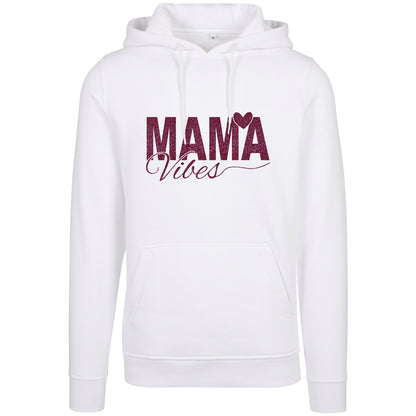 Hoodie -  Mama Vibes - Druck Pink - verschiedene Farben zur Auswahl