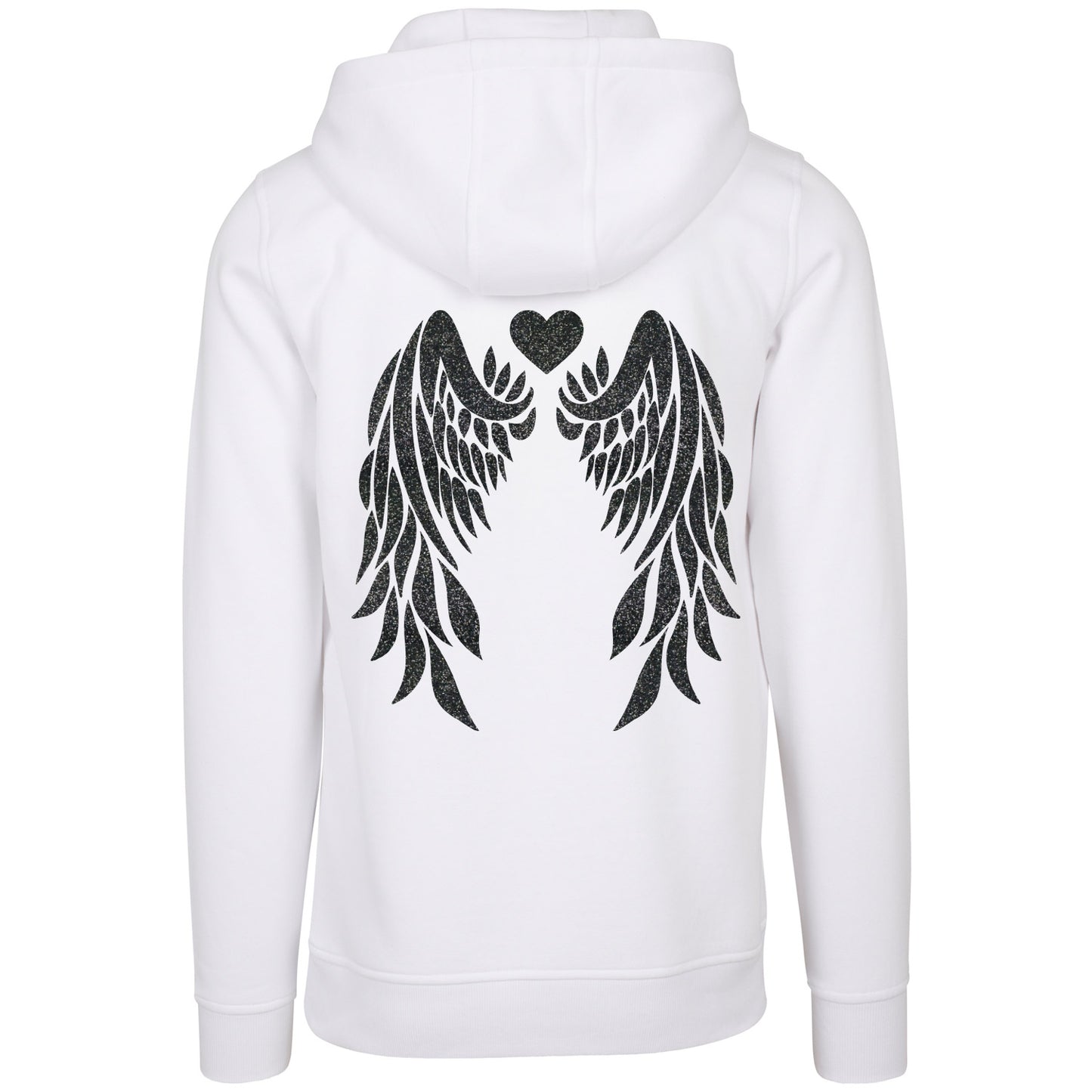Hoodie -  Angel Wings - Druck Schwarz - verschiedene Farben zur Auswahl