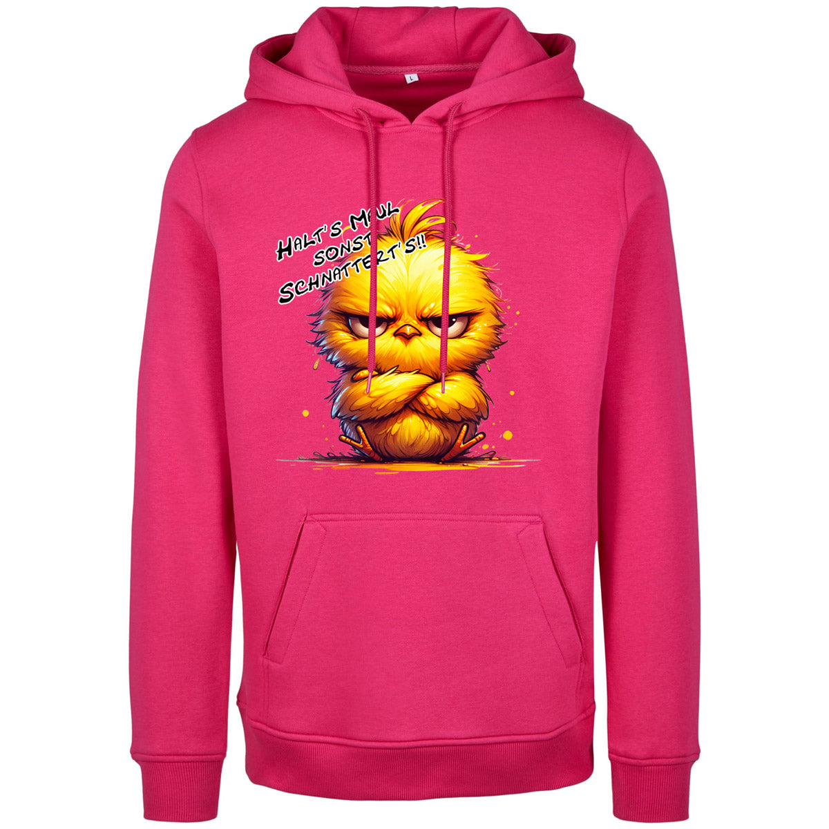 Hoodie -  Kücken - Halt´s Maul .... Druck - verschiedene Farben zur Auswahl
