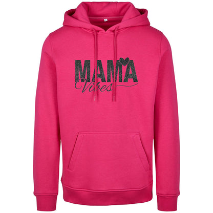 Hoodie -  Mama Vibes - Druck Schwarz - verschiedene Farben zur Auswahl