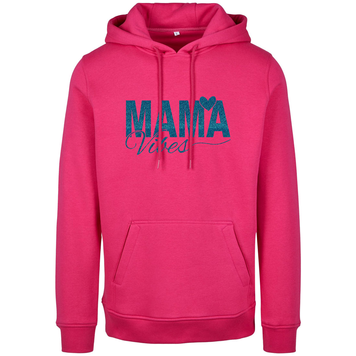Hoodie -  Mama Vibes - Druck Blau - verschiedene Farben zur Auswahl