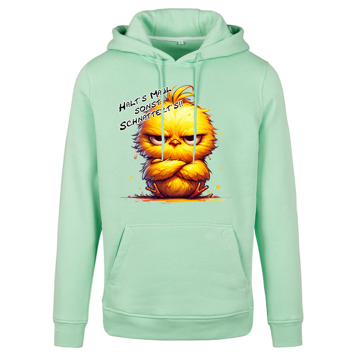 Hoodie -  Kücken - Halt´s Maul .... Druck - verschiedene Farben zur Auswahl