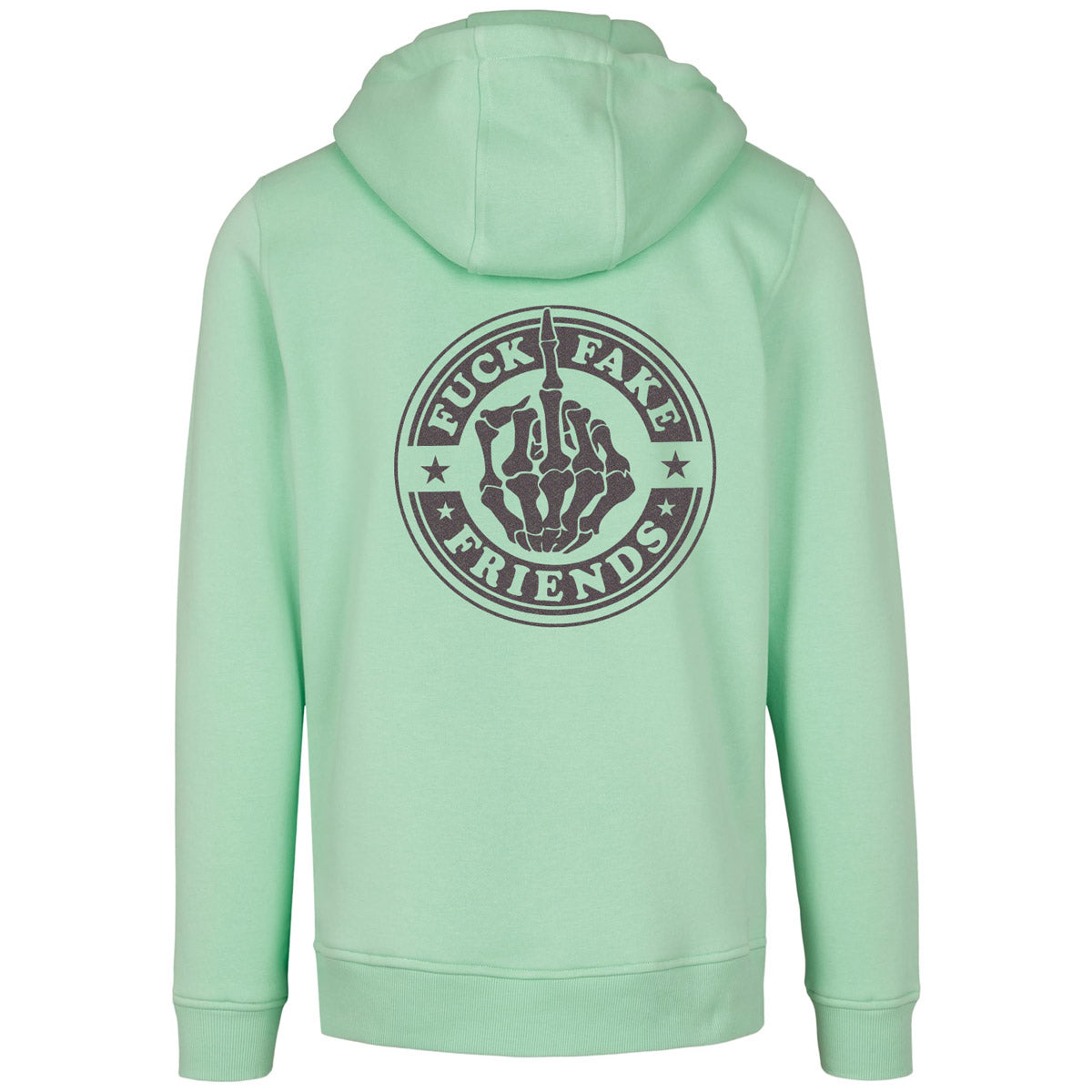 Hoodie -  Fuck Fake Friends - Druck Multicolor - verschiedene Farben zur Auswahl