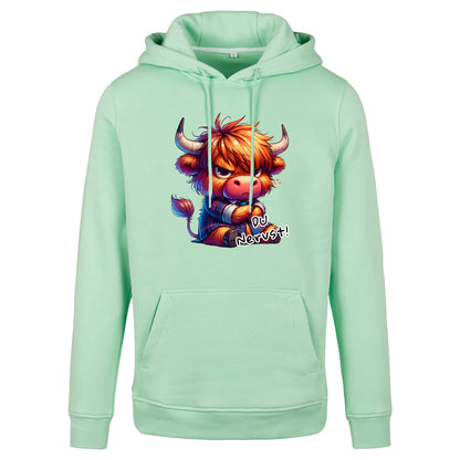 Hoodie -  Kuh Stier Cow Du nervst  - verschiedene Farben zur Auswahl