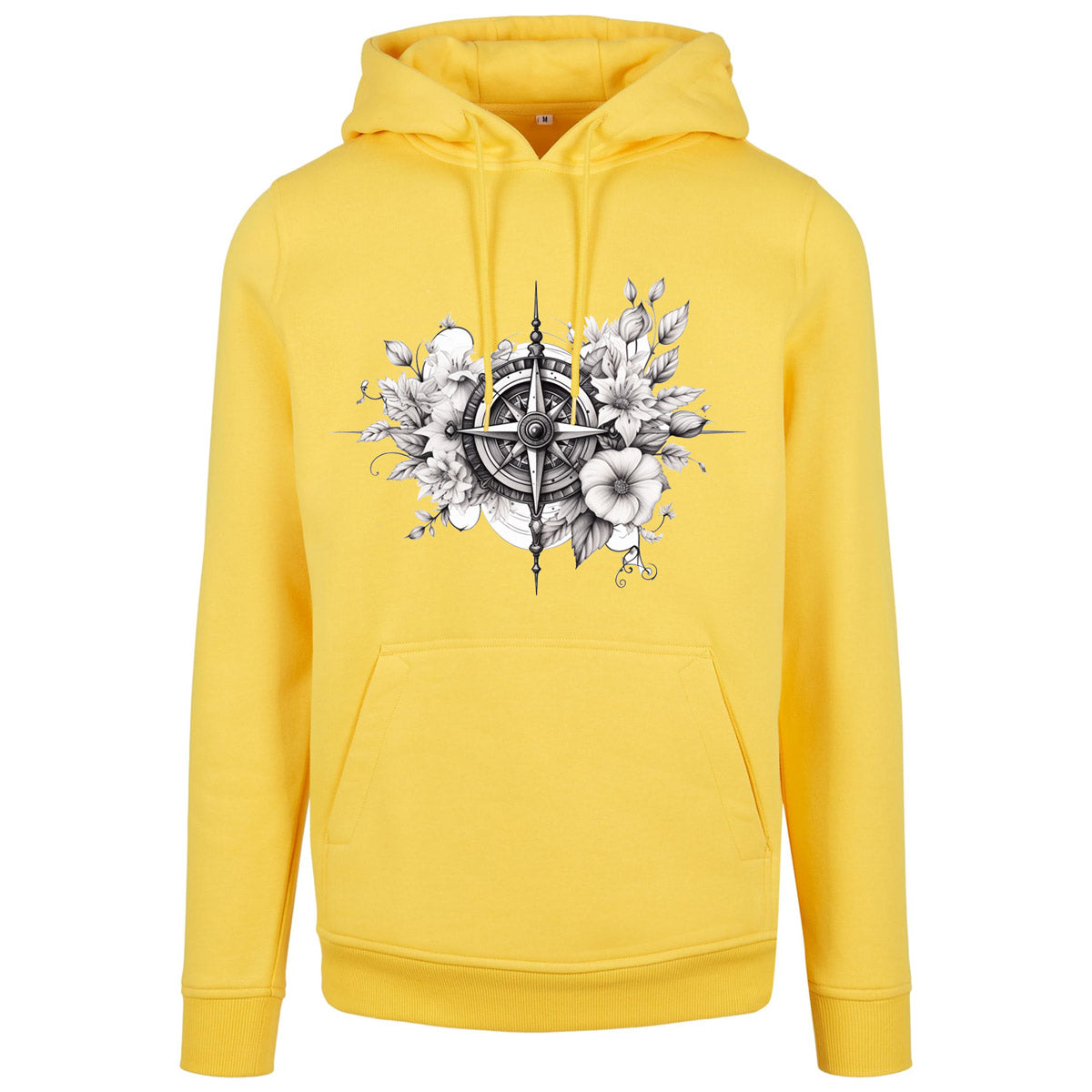 Hoodie -  Kompass Druck - verschiedene Farben zur Auswahl